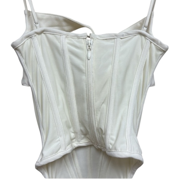 House of CB PALOMA Ivory Corset Maxi Dress - Picture 8 of 9